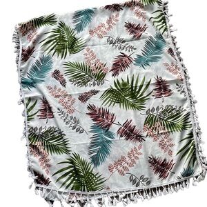 Shein‎ Tropical Print Wrap Scarf